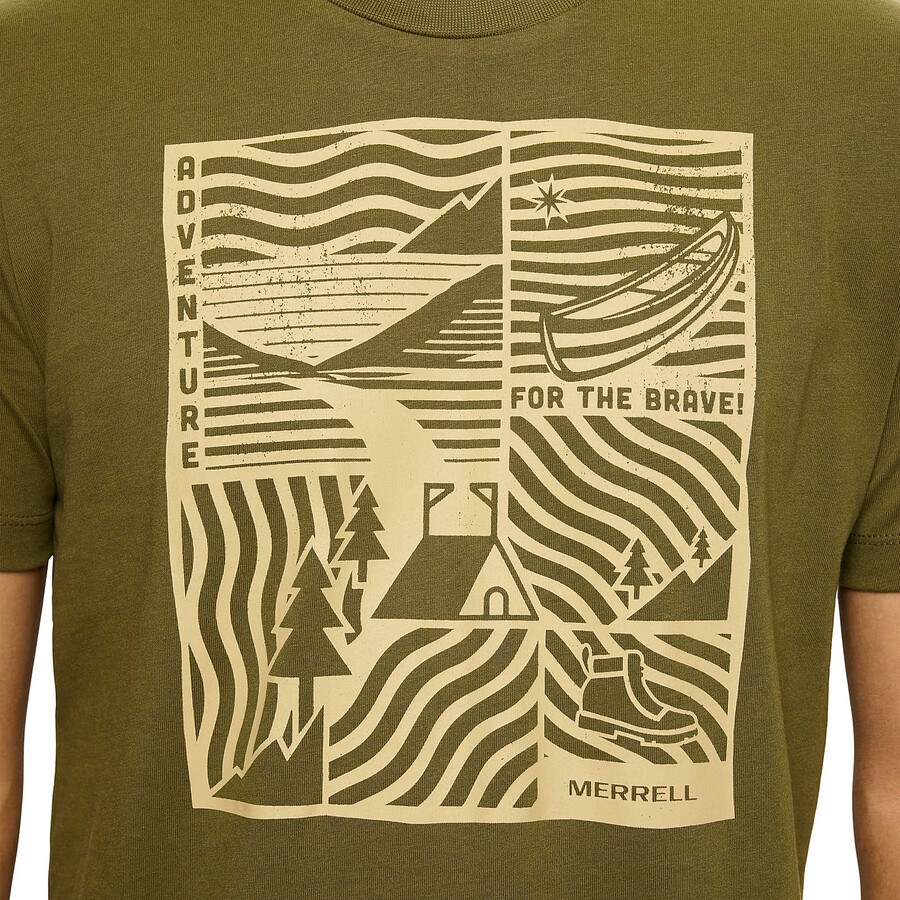 adventure graphic tee - short sleeves olive