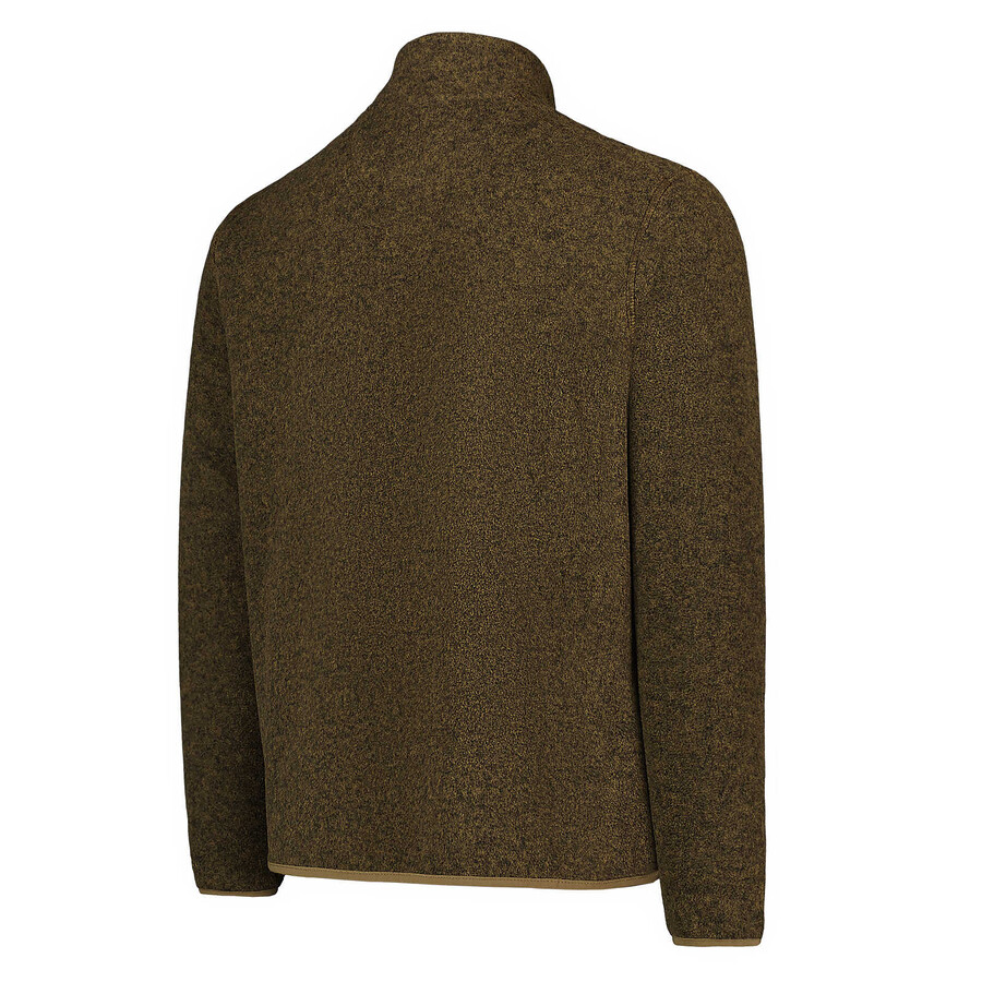 men - jungle fleece full zip - full zip dark sand