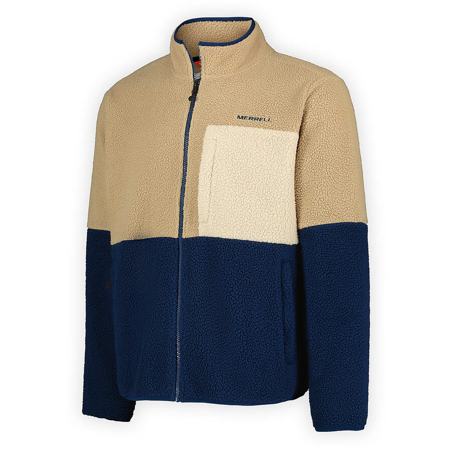men - tengu sherpa jacket - jackets mountainnavy night