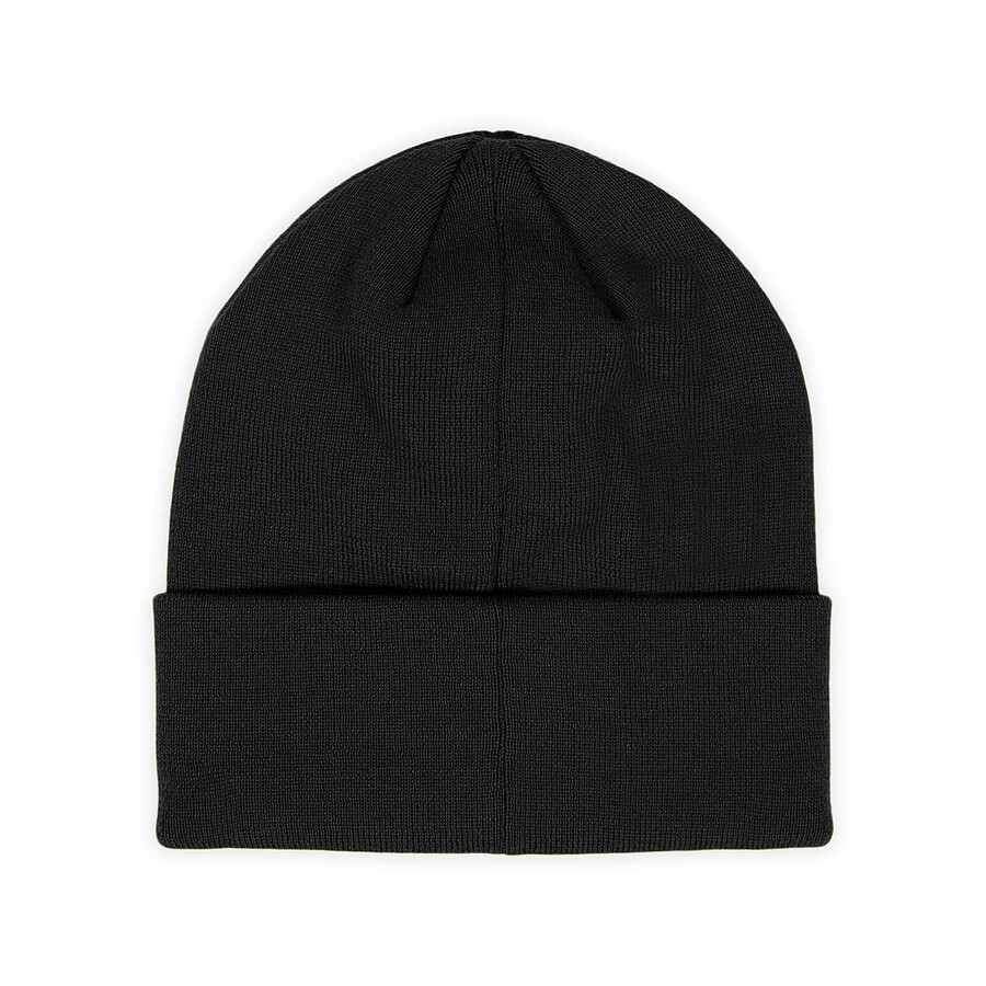 gannet hat with leather patch - hats black