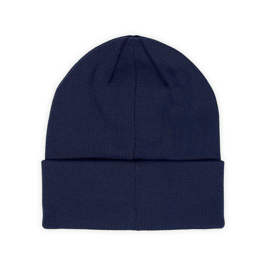 gannet hat with leather patch - hats navy night