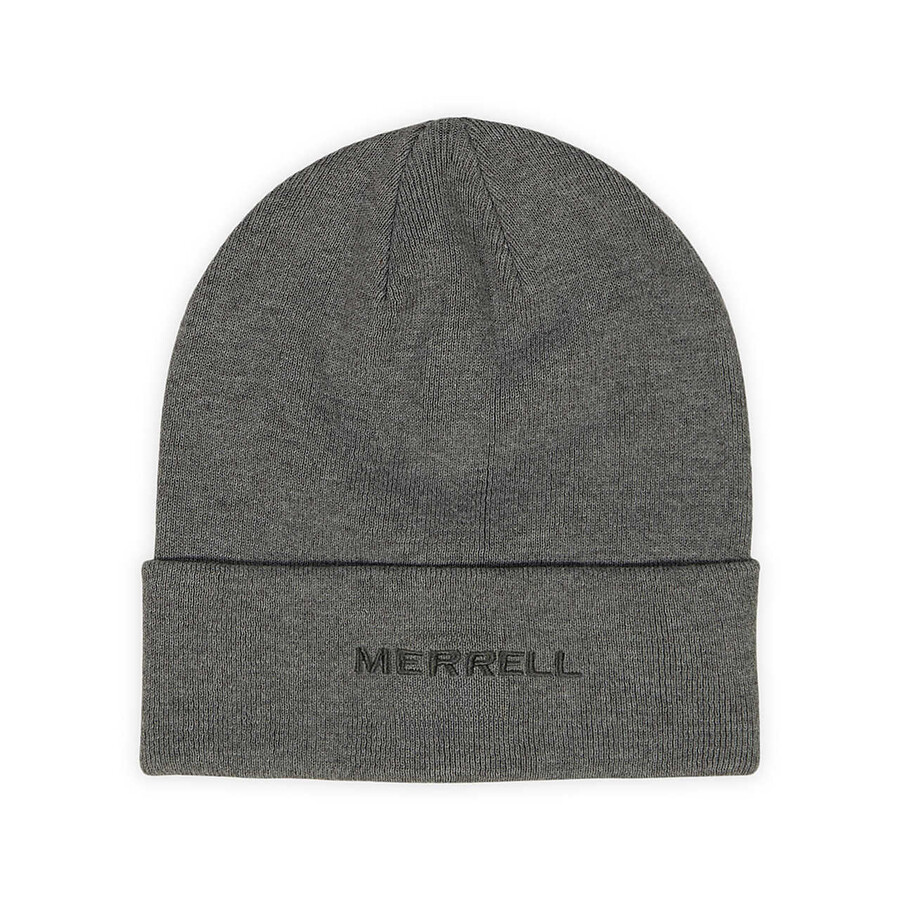 powell core logo beanie - hats light grey heather
