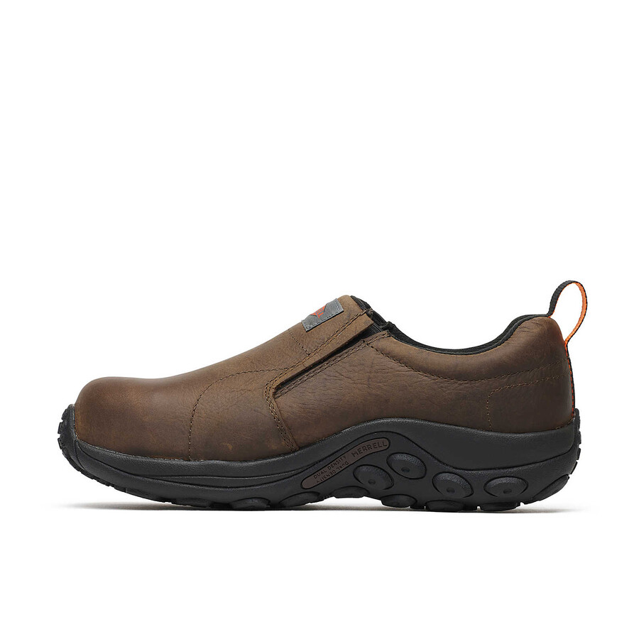 men jungle moc leather sd work safety shoes espresso