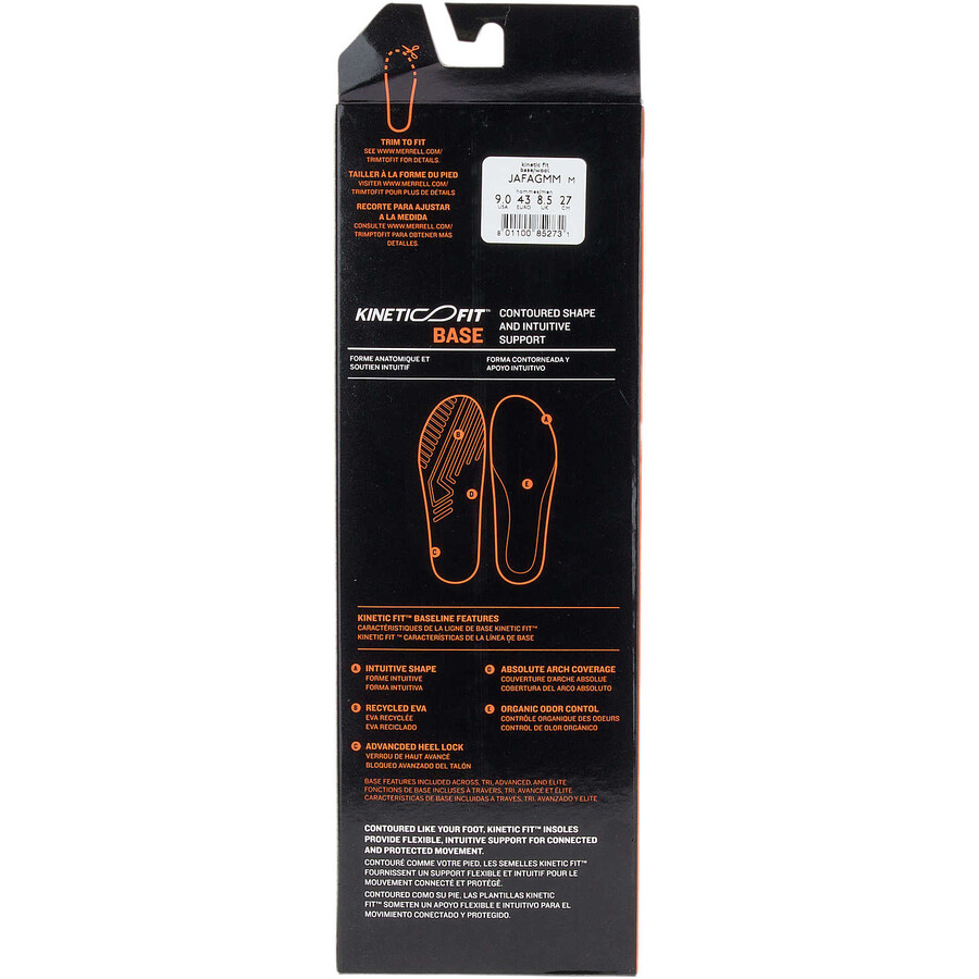 men - kinetic fit base wide width - insoles wool