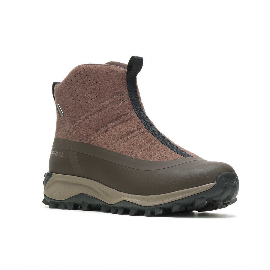 men thermo snowdrift zip mid shell boots earth