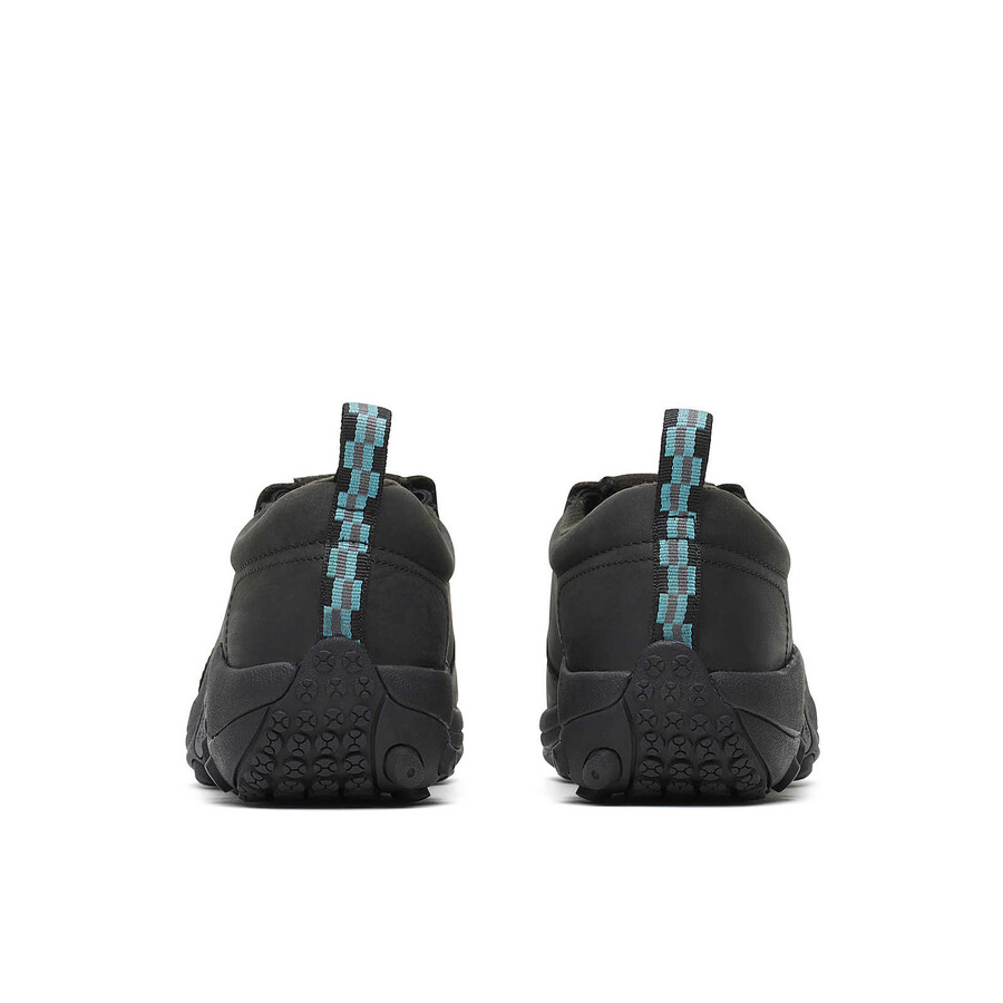 women jungle moc leather comp toe work shoe black
