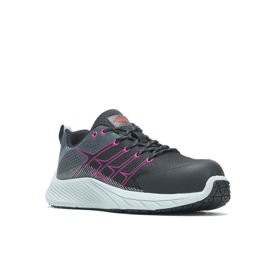 moab flight carbon fiber safety toe work shoes blackfuchsia