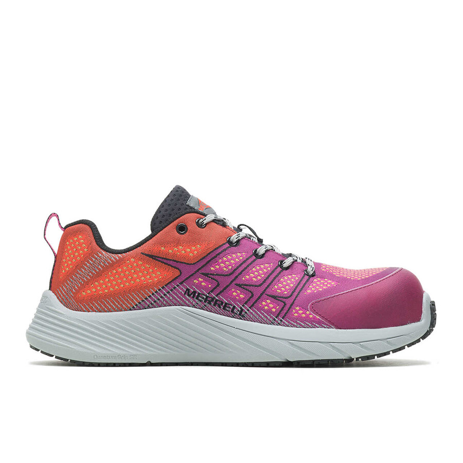 moab flight carbon fiber safety toe work shoes fuchsia
