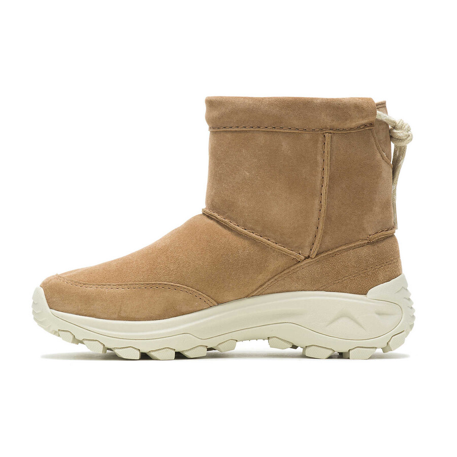 women - winter pull on wide width - boots camel