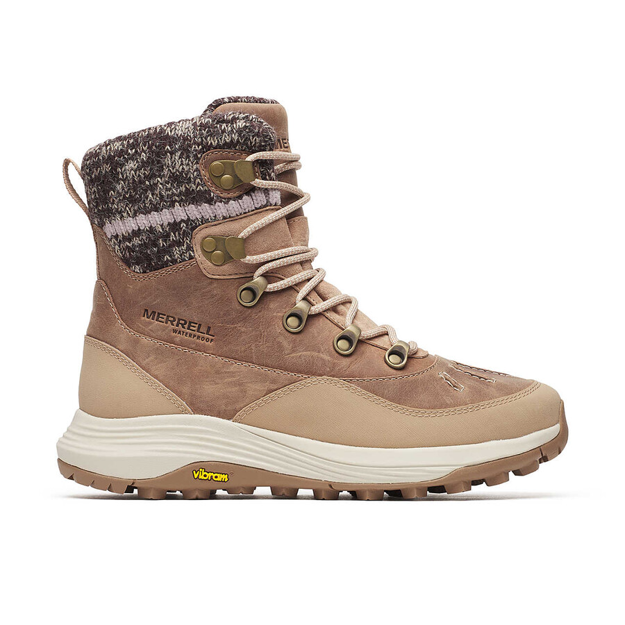 women siren 4 thermo mid zip waterproof winter hiking boots hazel