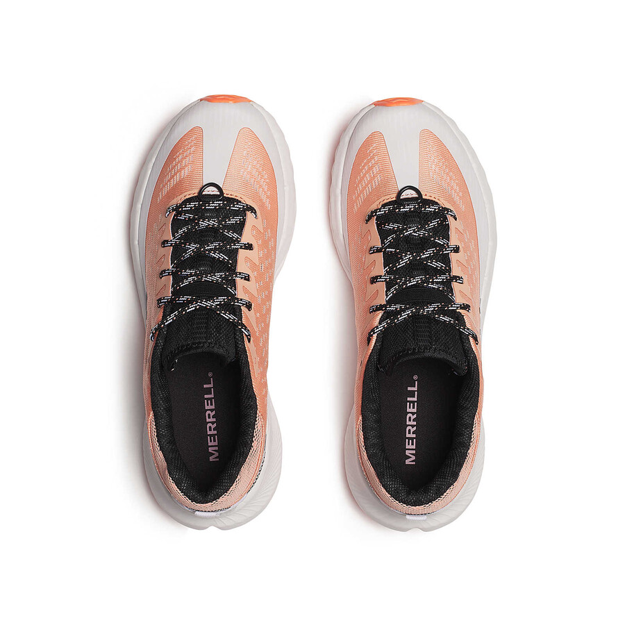 women agility peak 5 trail running shoes salmon