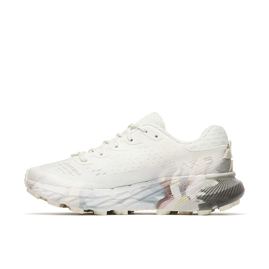 women agility peak 5 trail running shoes ecru