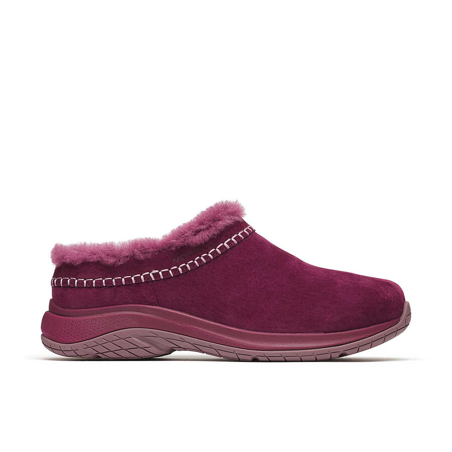 women encore ice 5 winter casual slip ons dark cherry