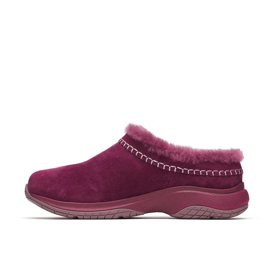 women encore ice 5 winter casual slip ons dark cherry