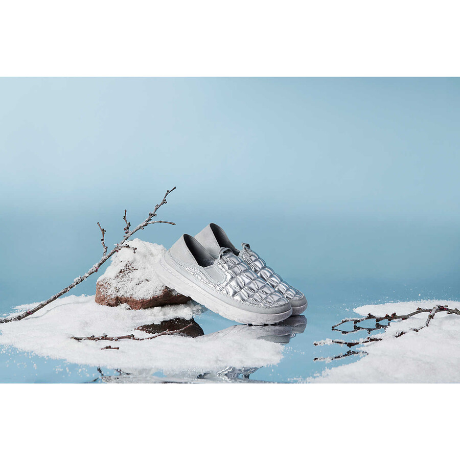 women - hut moc 2 shine - slip ons silver
