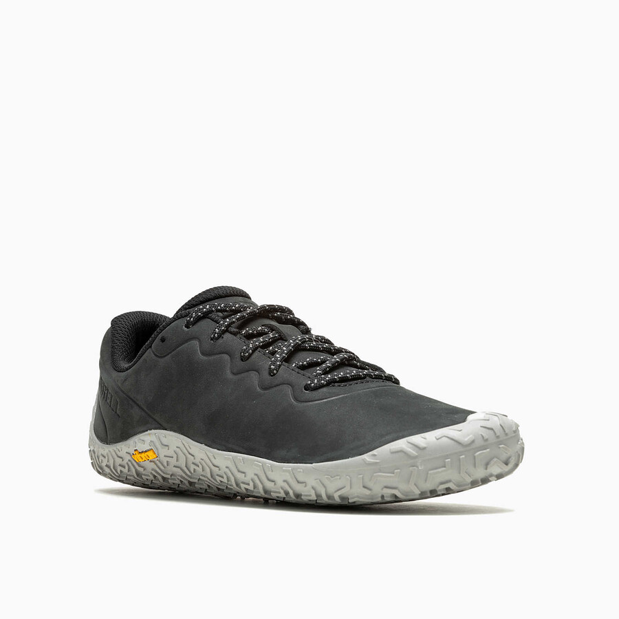 women vapor glove 6 leather barefoot shoes black