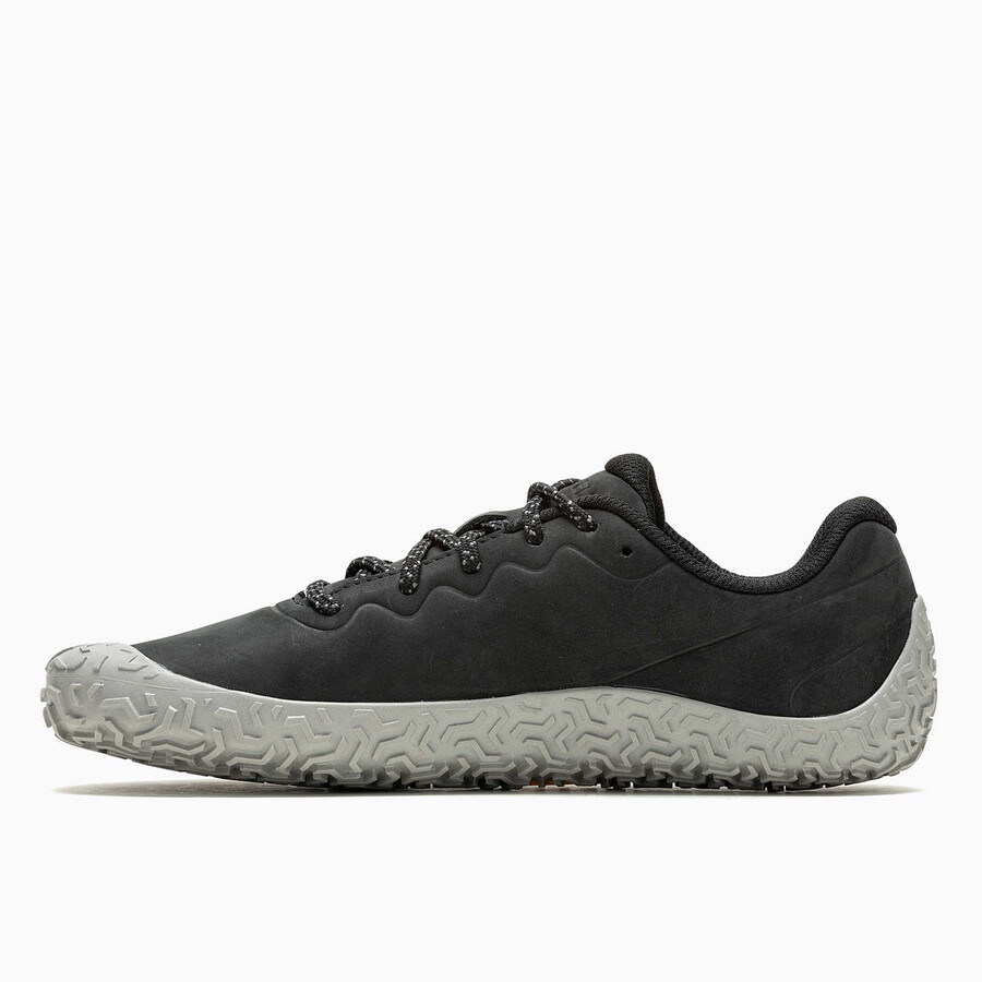 women vapor glove 6 leather barefoot shoes black
