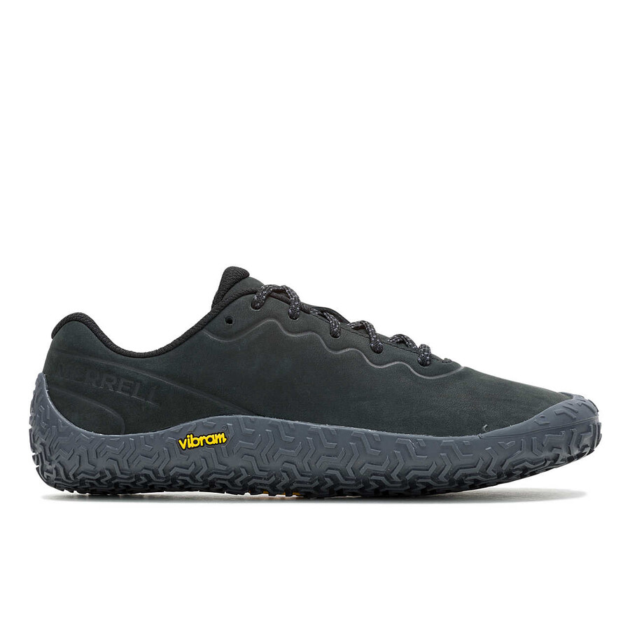 women vapor glove 6 leather barefoot shoes blackasphalt