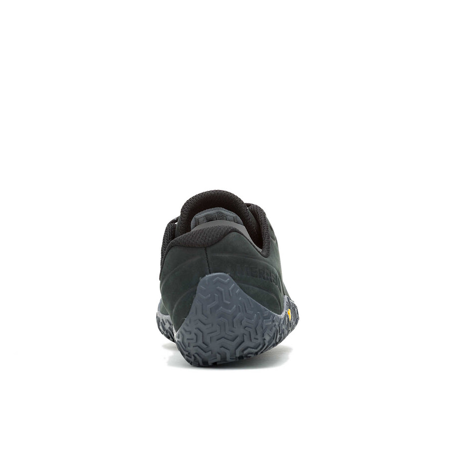 women vapor glove 6 leather barefoot shoes blackasphalt