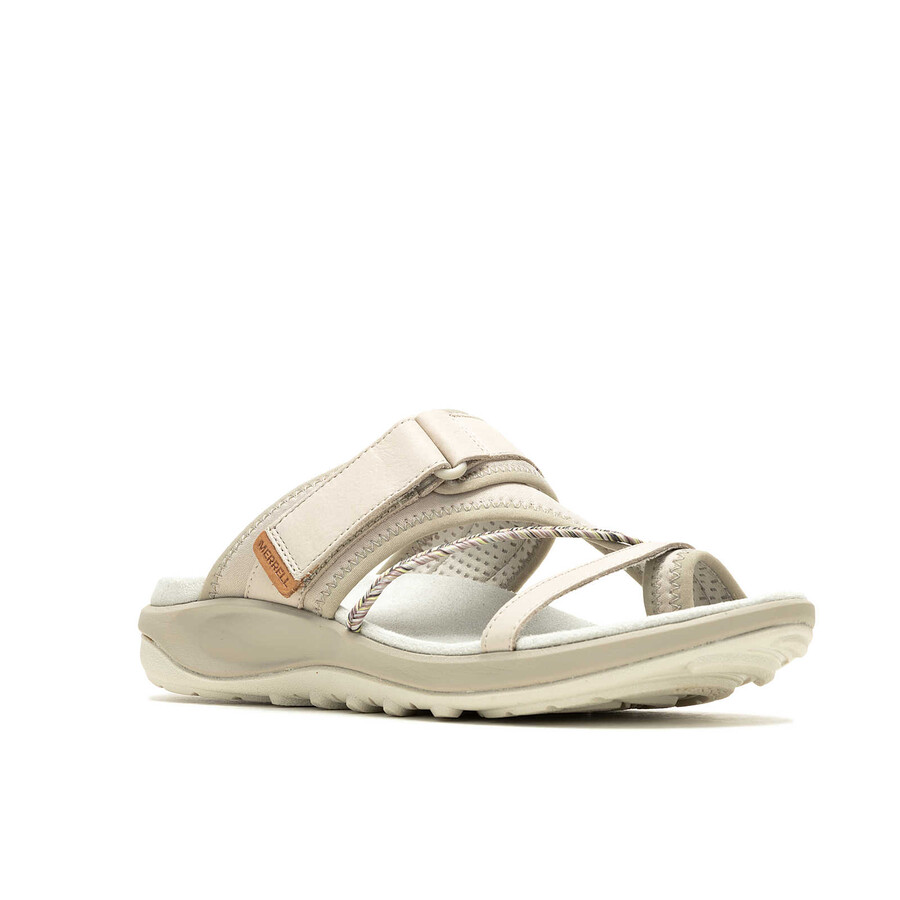 women terran 4 post wrap casual sandals silver