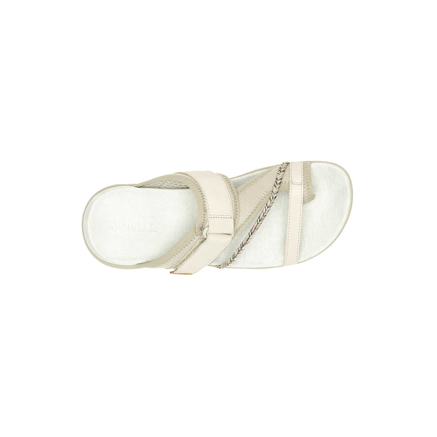 women terran 4 post wrap casual sandals silver