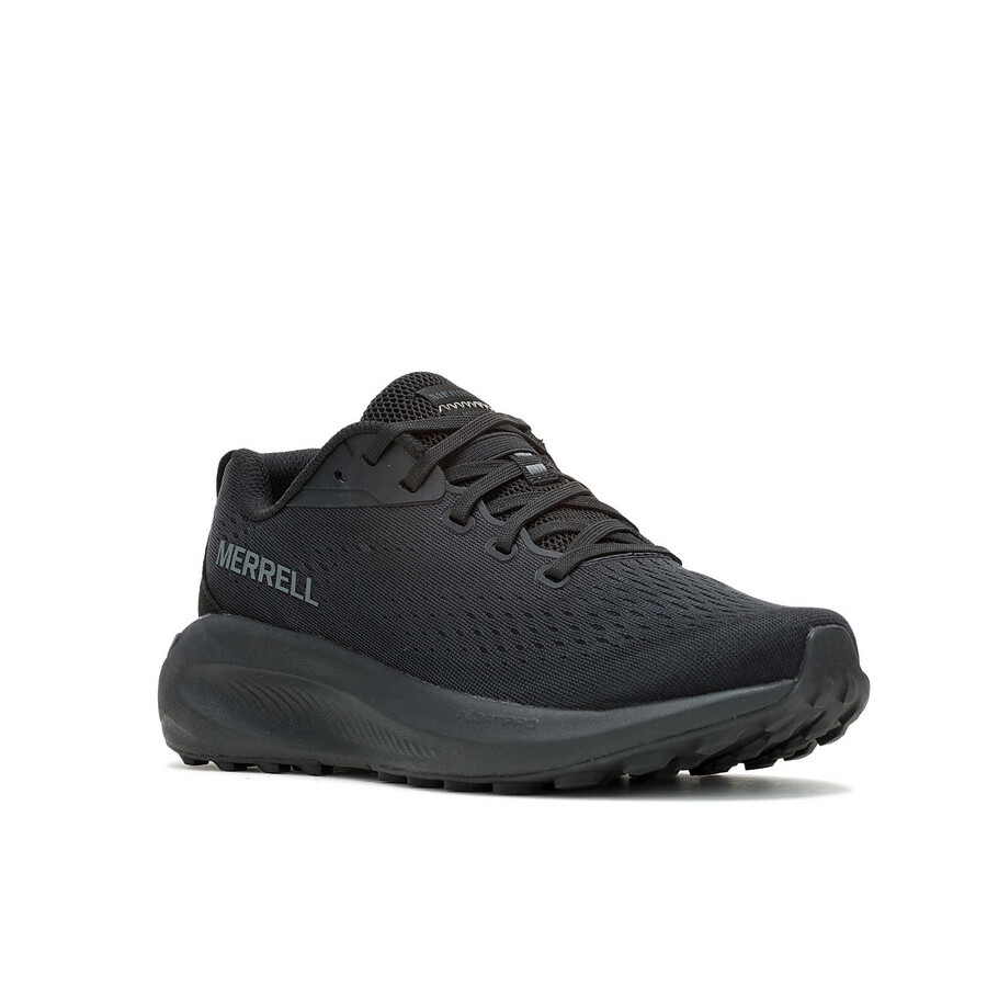 women morphlite trail running shoes triple black