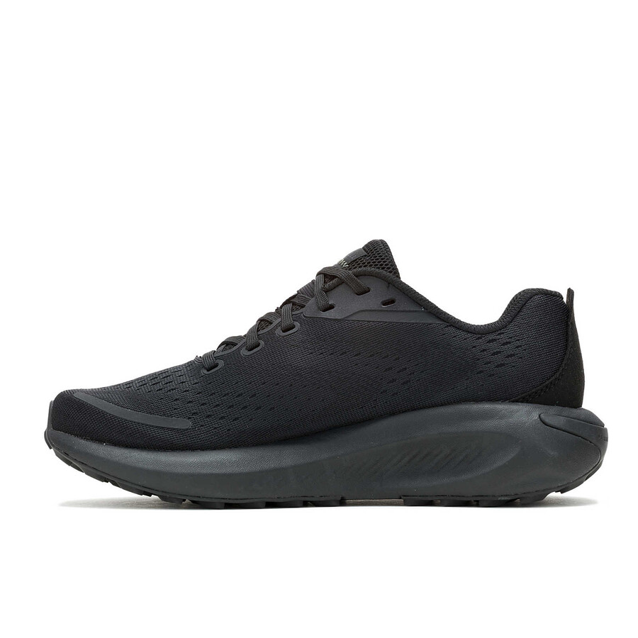 women morphlite trail running shoes triple black