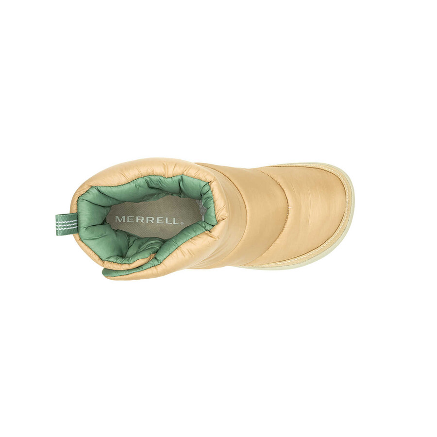 women - hut moc 2 quilted - slip ons tan
