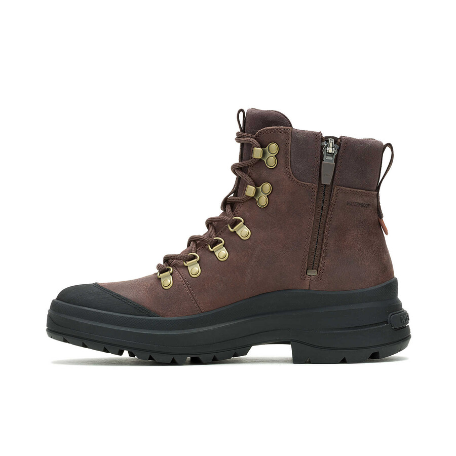women - harper lace zip waterproof - boots bracken