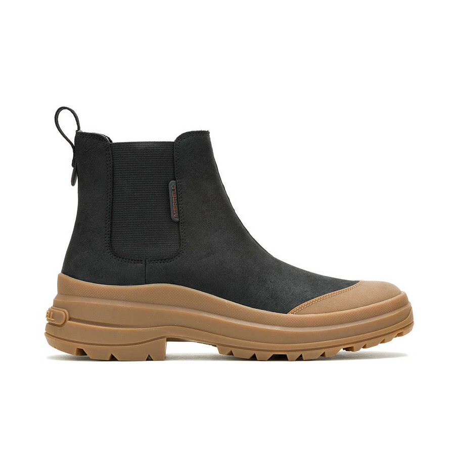 women harper pull on waterproof casual boots blackgum