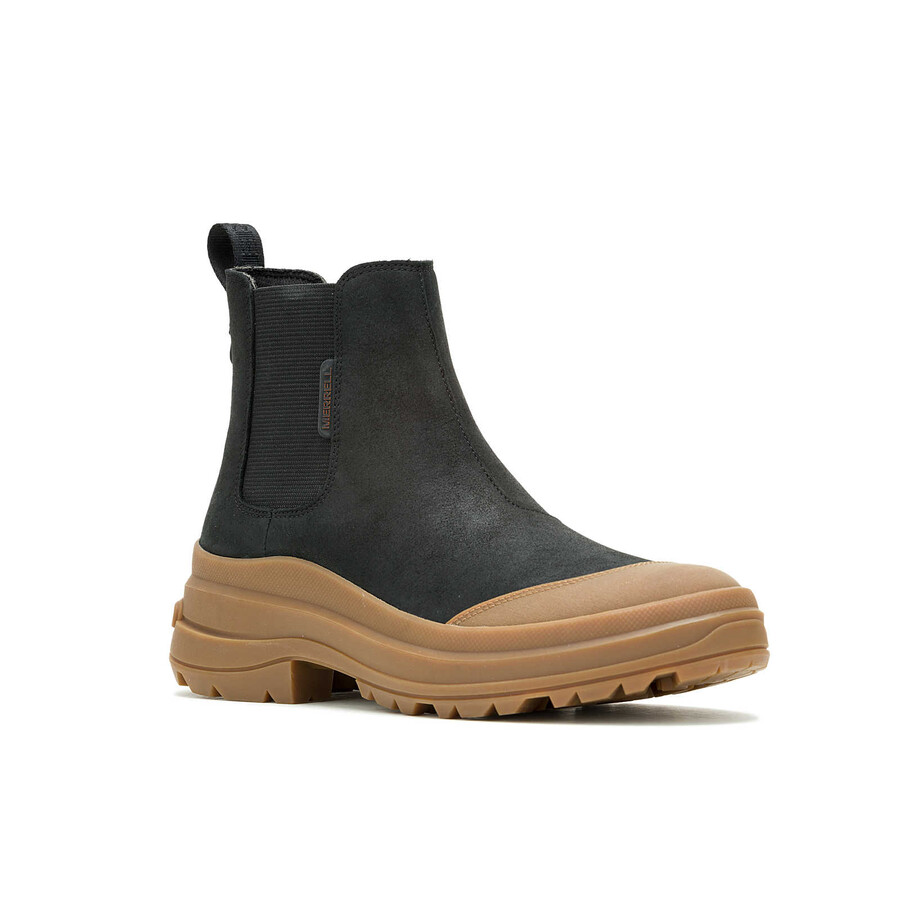 women harper pull on waterproof casual boots blackgum