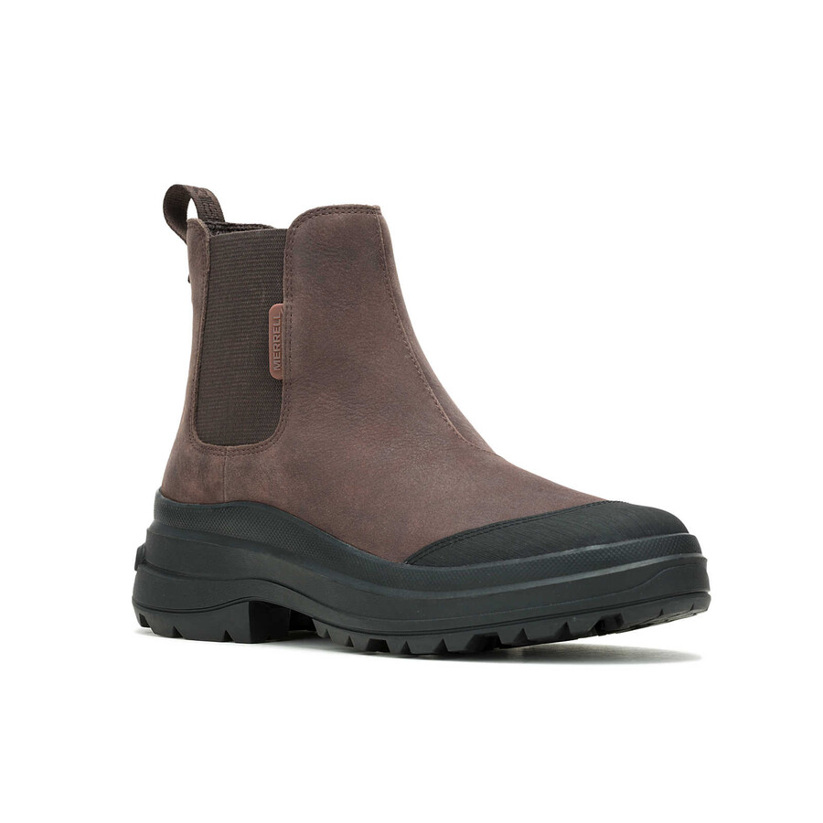 women harper pull on waterproof casual boots bracken