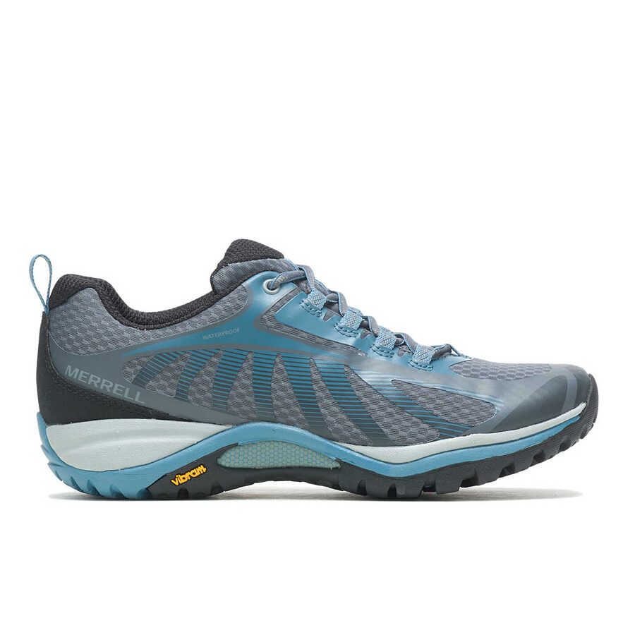 women siren edge 3 waterproof hiking shoes rockbluestone