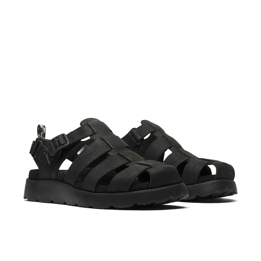 women - fleur fisherman - sandals black
