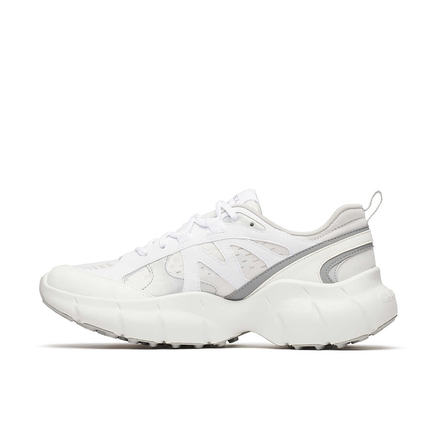 women - clover tech sneaker - low white