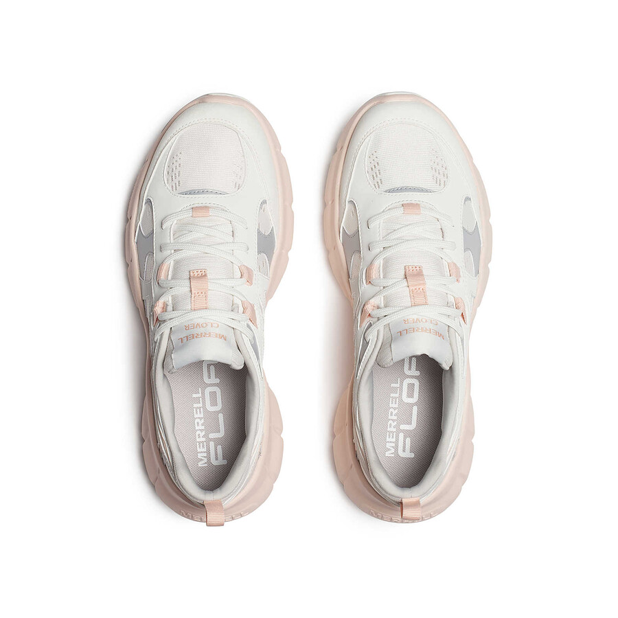 women - clover tech sneaker - low pink salt