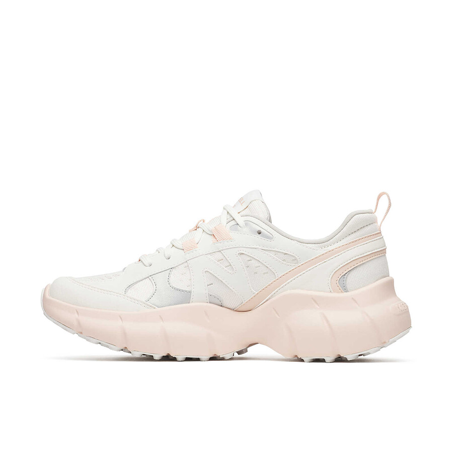 women - clover tech sneaker - low pink salt