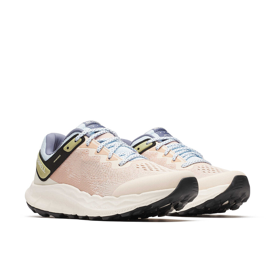 women antora 4 trail running shoes pink saltice blue