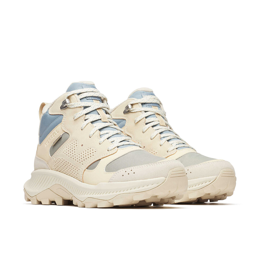 women tempo sol mid waterproof hiking boots talc