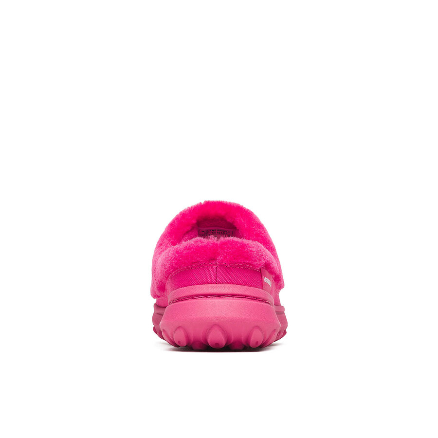 women hut moc 2 slide cozy casual slip ons cerise