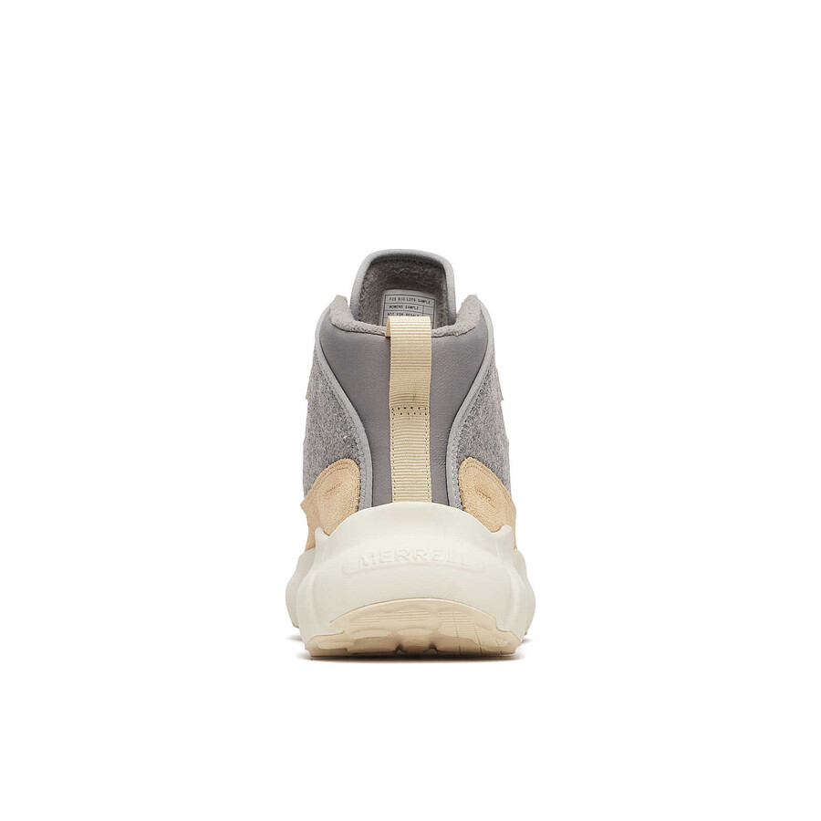 women clover mid wool waterproof casual boots latte