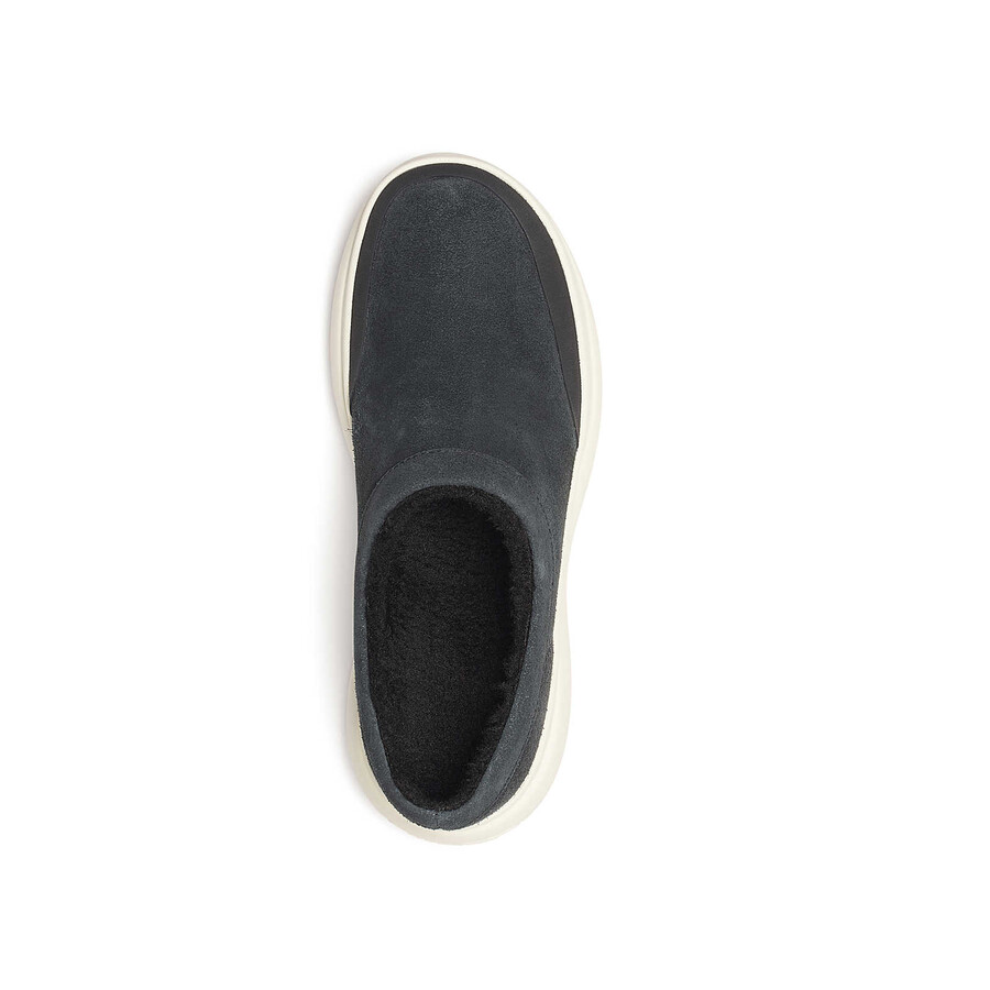 women marquette thermo mule winter casual slip ons black