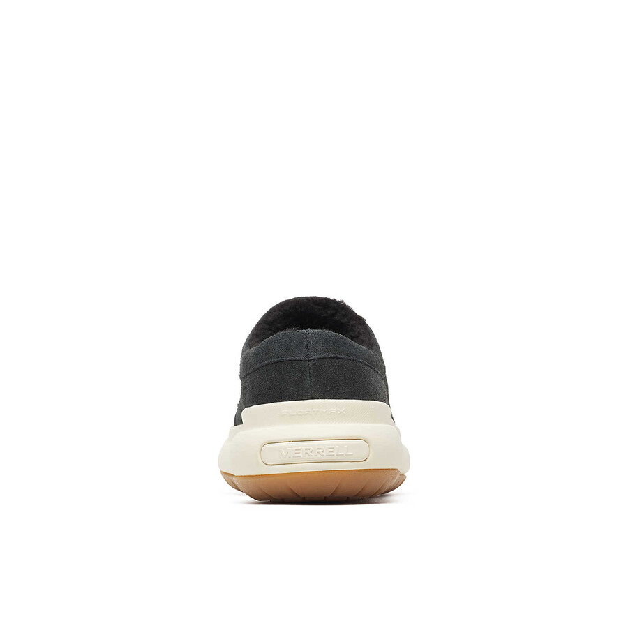 women marquette thermo mule winter casual slip ons black