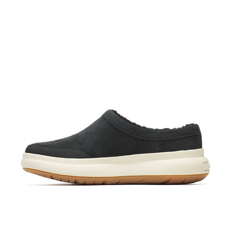 women marquette thermo mule winter casual slip ons black