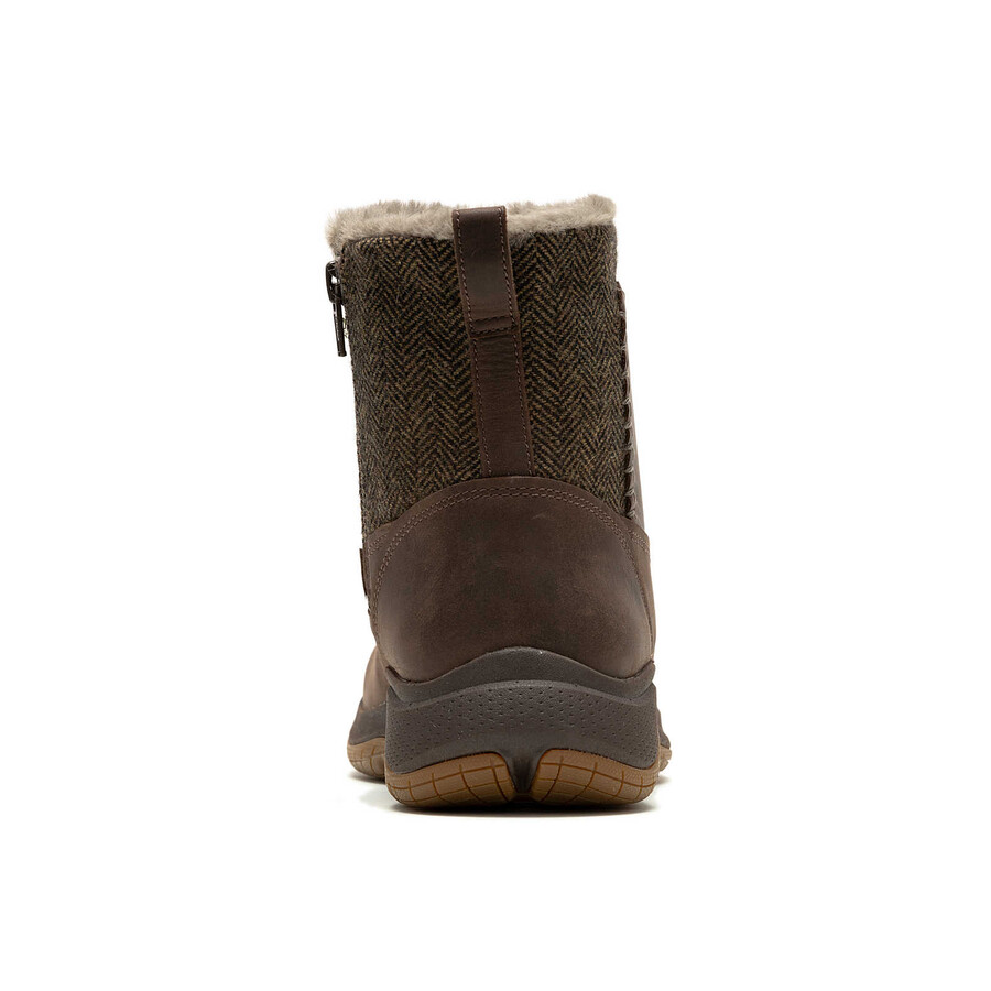 women encore ice 5 mid zip winter casual boots bracken