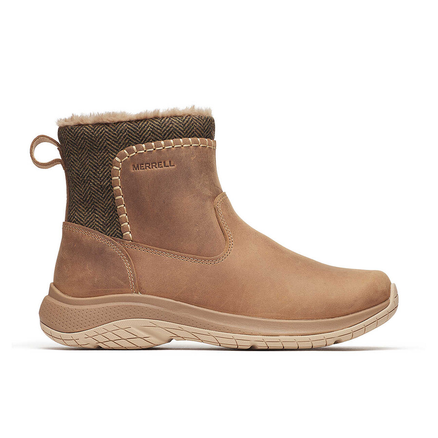 women encore ice 5 mid zip winter casual boots hazel