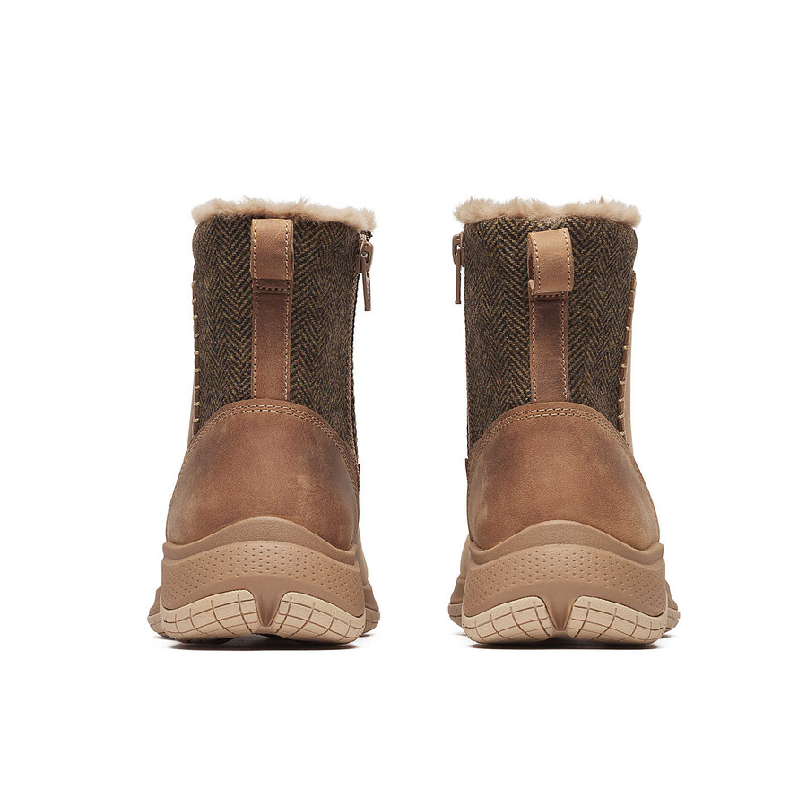 women encore ice 5 mid zip winter casual boots hazel