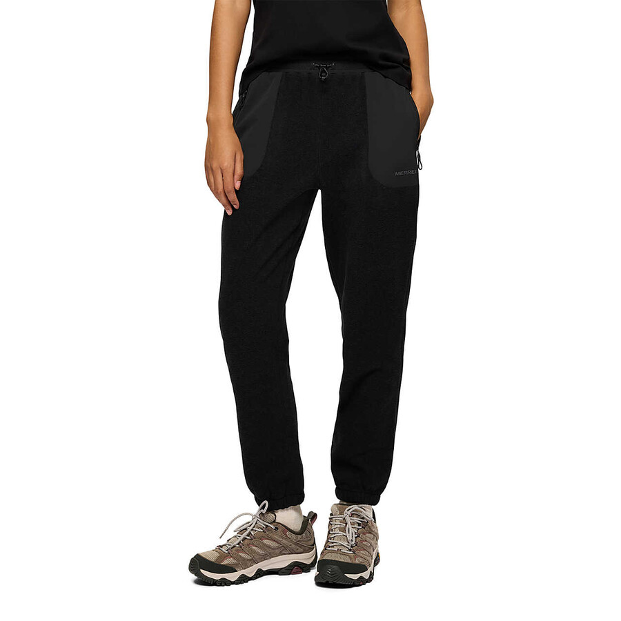 women - jungle fleece jogger - pants black