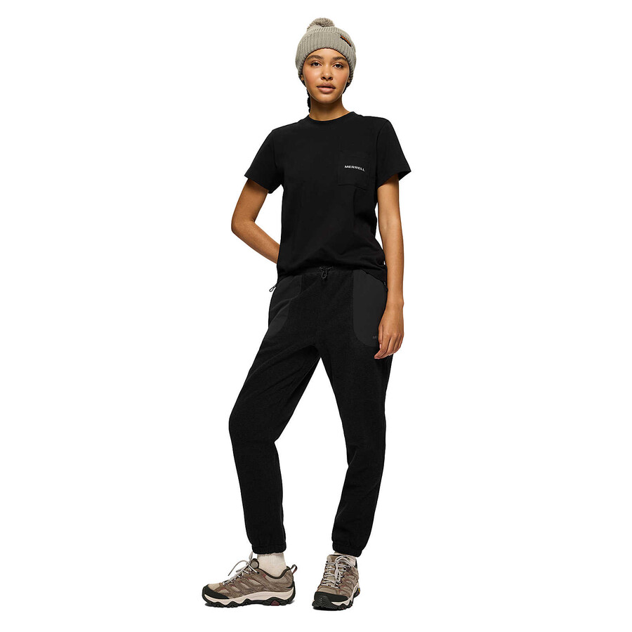 women - jungle fleece jogger - pants black