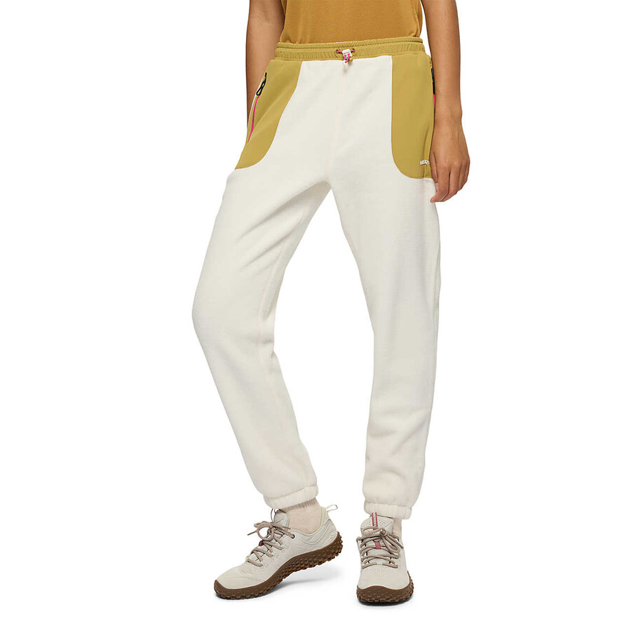 women - jungle fleece jogger - pants chalkdesert